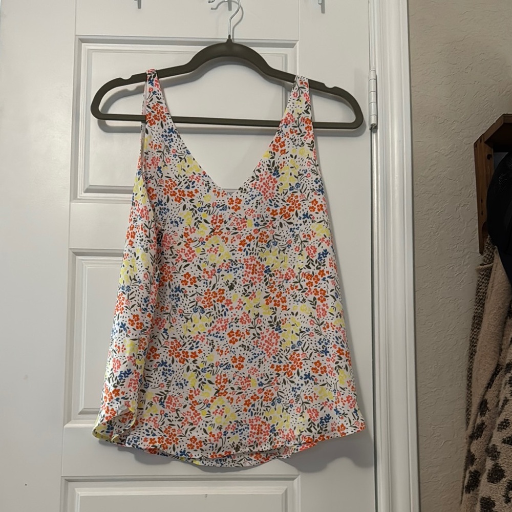 Floral Sleeveless Women's Top